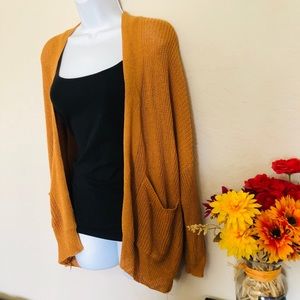 Orange/Brown Cardigan